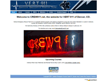 Tablet Screenshot of crew911.net